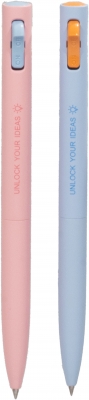 Pix retractabil cu gel Switch Unlock M&G, 0.5mm, albastru, diverse culori